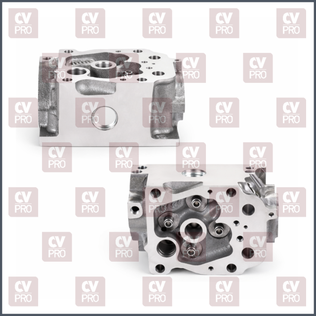 Engine Cylinder Head (EURO 4/5) bare-exhaust valve angle 36° including guides, including seats without valves, without valve springs without camshaft THIS PRODUCT IS PERFECTLY COMPATIBLE TO REPLACE ITEMS WITH THE FOLLOWING OE NUMBERS MERCEDES BENZ 4570100721, 4570108620