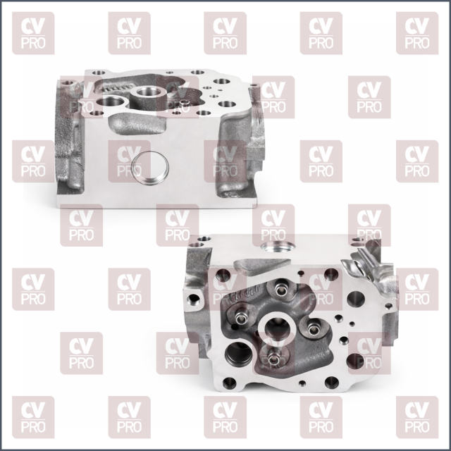 Engine Cylinder Head (EURO 4/5) bare-exhaust valve angle 36° including guides, including seats without valves, without valve springs without camshaft THIS PRODUCT IS PERFECTLY COMPATIBLE TO REPLACE ITEMS WITH THE FOLLOWING OE NUMBERS MERCEDES BENZ 4570100721, 4570108620