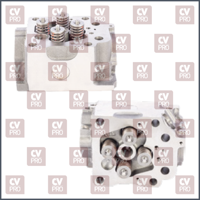 Engine Cylinder Head (EURO 2/3/4) full-without top brake including guides, including seats including valves, including valve springs without evb/without top brake without camshaft MERCEDES BENZ 4570100821, 4570100521, 4570108720 MERCEDES BENZ Axor, Capacity, Citaro O530, Conecto O345, Integro O550 MERCEDES BENZ OM460 (EURO 2/3/4)