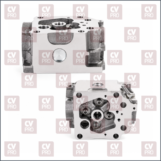 Engine Cylinder Head (EURO 2/3) bare-injector sleeve Ø7,6 mm including guides, including seats without valves, without valve springs without camshaft THIS PRODUCT IS PERFECTLY COMPATIBLE TO REPLACE ITEMS WITH THE FOLLOWING OE NUMBERS MERCEDES BENZ 5410103421, 5410105320