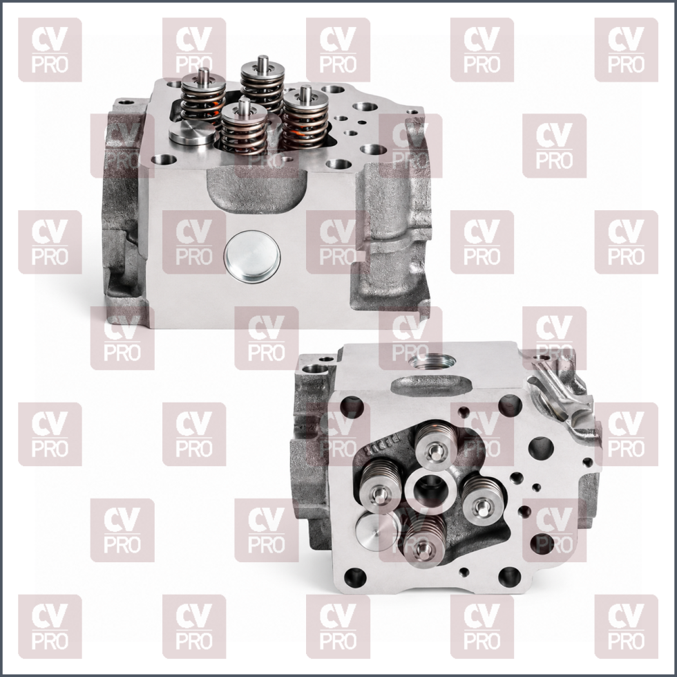 Engine Cylinder Head full-injector sleeve Ø9,6 mm including guides, including seats including valves, including valve springs without camshaft THIS PRODUCT IS PERFECTLY COMPATIBLE TO REPLACE ITEMS WITH THE FOLLOWING OE NUMBERS MERCEDES BENZ 5410106420, 5410103721