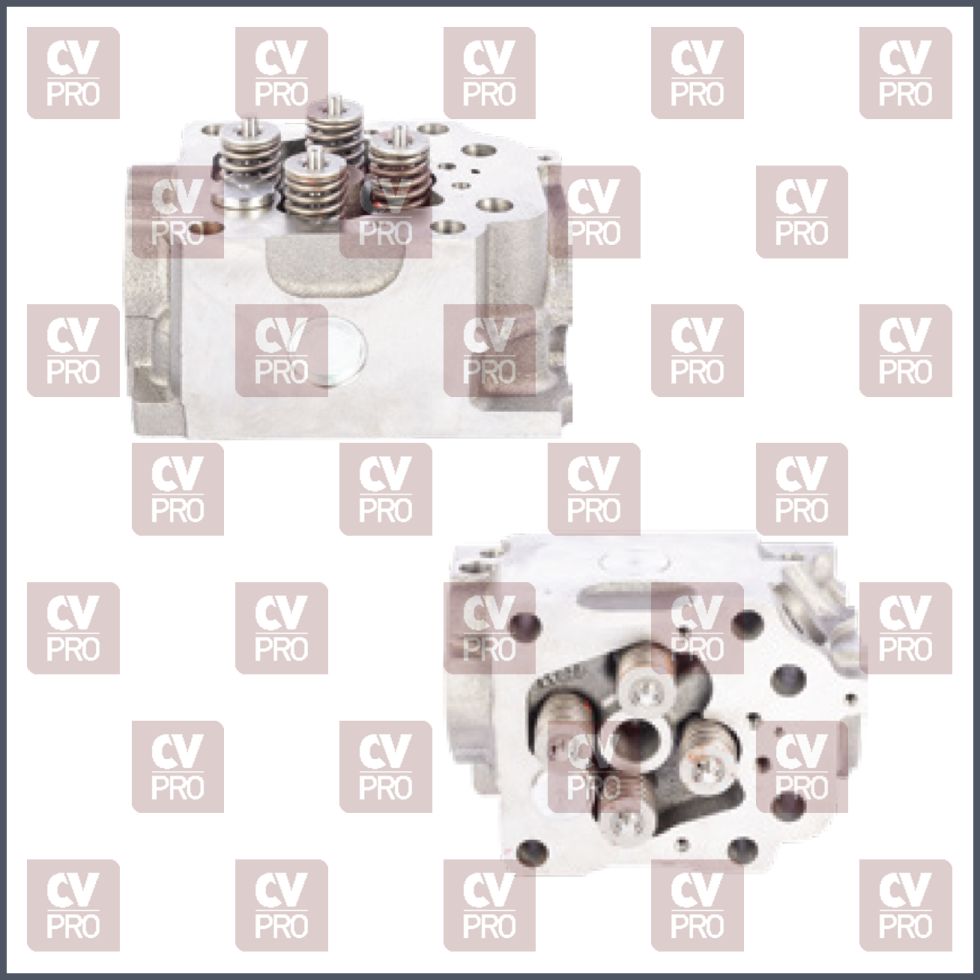 Engine Cylinder Head (EURO 4/5) full including guides, including seats including valves, including valve springs without camshaft THIS PRODUCT IS PERFECTLY COMPATIBLE TO REPLACE ITEMS WITH THE FOLLOWING OE NUMBERS MERCEDES BENZ 5410104621, 5410100721, 5410108620, 5410102921, 5410103221, 5410101421, 5410105021, 5410104821, 5410109720