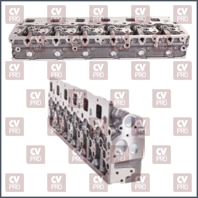 Engine Cylinder Head (EURO 2/3/4) bare including guides, including seats without valves, without valve springs without camshaft THIS PRODUCT IS PERFECTLY COMPATIBLE TO REPLACE ITEMS WITH THE FOLLOWING OE NUMBERS MERCEDES BENZ 9060107621, 9060105921