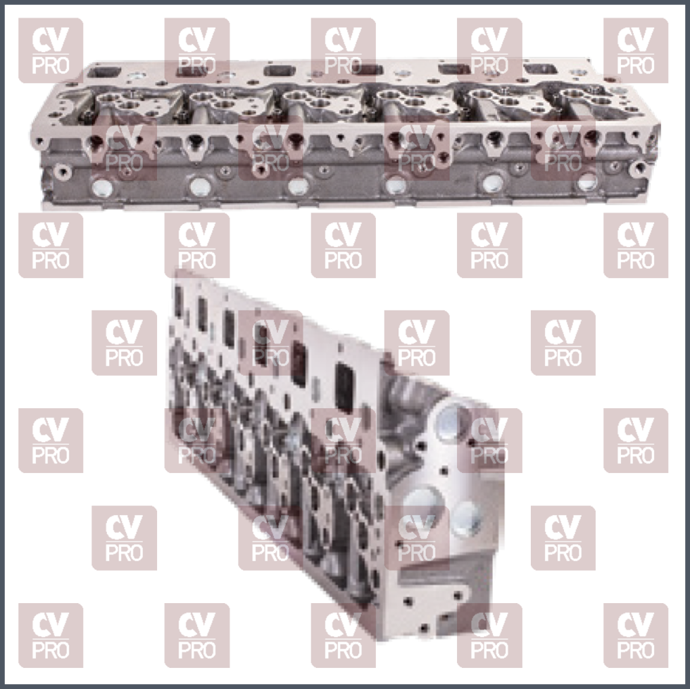 Engine Cylinder Head (EURO 2/3/4) bare including guides, including seats without valves, without valve springs without camshaft THIS PRODUCT IS PERFECTLY COMPATIBLE TO REPLACE ITEMS WITH THE FOLLOWING OE NUMBERS MERCEDES BENZ 9060107621, 9060105921
