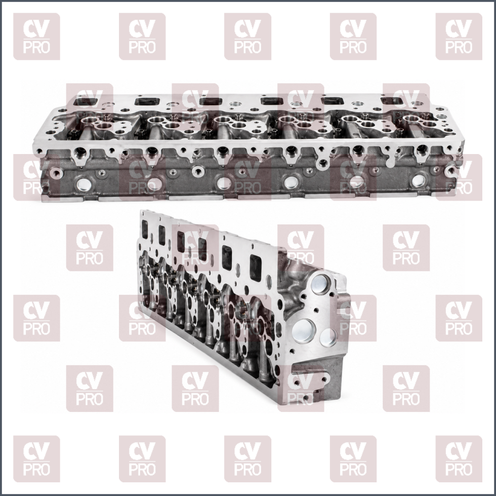 Engine Cylinder Head (EURO 2/3/4) bare including guides, including seats without valves, without valve springs without camshaft THIS PRODUCT IS PERFECTLY COMPATIBLE TO REPLACE ITEMS WITH THE FOLLOWING OE NUMBERS MERCEDES BENZ 9060107621, 9060105921