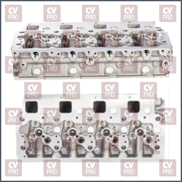 Engine Cylinder Head (EURO 2/3/4) bare including guides, including seats without valves, without valve springs without camshaft THIS PRODUCT IS PERFECTLY COMPATIBLE TO REPLACE ITEMS WITH THE FOLLOWING OE NUMBERS MERCEDES BENZ 9040103521, 9040103021, 9040103221, 9040103321