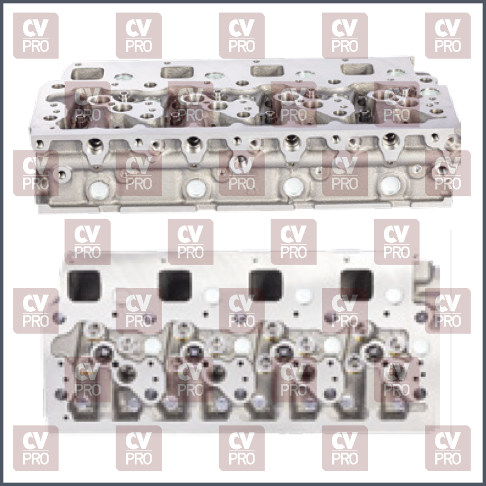 Engine Cylinder Head (EURO 2/3/4) bare including guides, including seats without valves, without valve springs without camshaft THIS PRODUCT IS PERFECTLY COMPATIBLE TO REPLACE ITEMS WITH THE FOLLOWING OE NUMBERS MERCEDES BENZ 9040103521, 9040103021, 9040103221, 9040103321