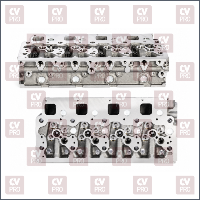 Engine Cylinder Head (EURO 2/3/4) bare including guides, including seats without valves, without valve springs without camshaft THIS PRODUCT IS PERFECTLY COMPATIBLE TO REPLACE ITEMS WITH THE FOLLOWING OE NUMBERS MERCEDES BENZ 9040103521, 9040103021, 9040103221, 9040103321