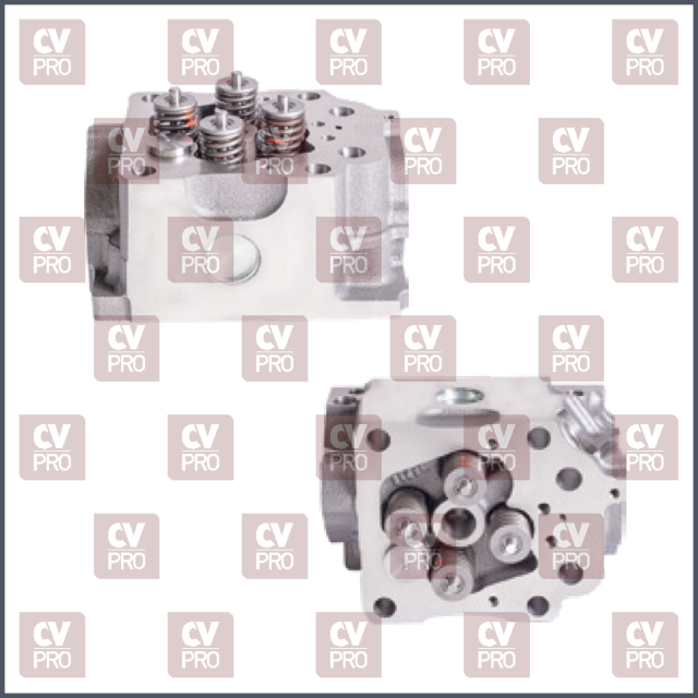 Engine Cylinder Head (EURO 2/3) full - injector sleeve Ø7,6 mm including guides, including seats including valves, including valve springs without camshaft Replaces Mercedes Benz 5410103421, 5410105320