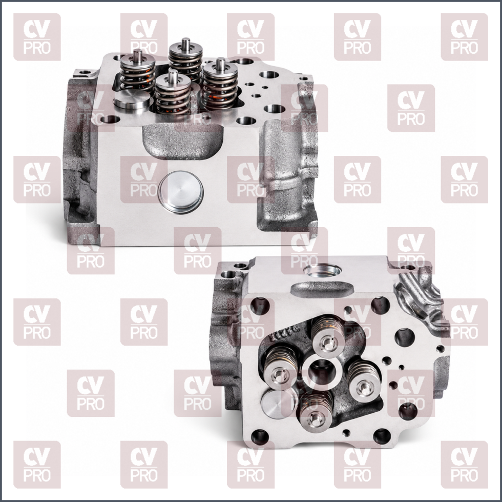 Engine Cylinder Head (EURO 2/3) full-injector sleeve Ø7,6 mm including guides, including seats including valves, including valve springs without camshaft THIS PRODUCT IS PERFECTLY COMPATIBLE TO REPLACE ITEMS WITH THE FOLLOWING OE NUMBERS MERCEDES BENZ 5410103421, 5410105320