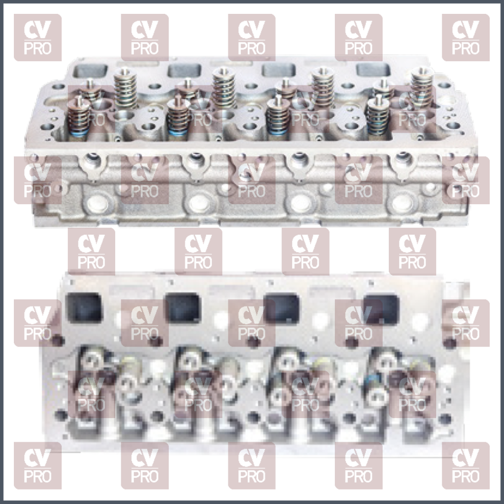 Engine Cylinder Head (EURO 2/3/4) full including guides, including seats including valves, including valve springs without camshaft THIS PRODUCT IS PERFECTLY COMPATIBLE TO REPLACE ITEMS WITH THE FOLLOWING OE NUMBERS MERCEDES BENZ 9040103521, 9040103021, 9040103221, 9040103321