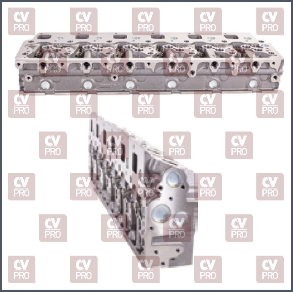 Engine Cylinder Head (EURO 2/3/4) bare-without evb/top brake including guides, including seats without valves, without valve springs without camshaft THIS PRODUCT IS PERFECTLY COMPATIBLE TO REPLACE ITEMS WITH THE FOLLOWING OE NUMBERS MERCEDES BENZ 9060108221