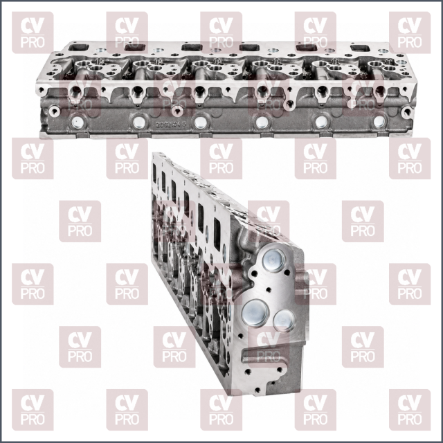 Engine Cylinder Head (EURO 2/3/4) bare-without evb/top brake including guides, including seats without valves, without valve springs without camshaft THIS PRODUCT IS PERFECTLY COMPATIBLE TO REPLACE ITEMS WITH THE FOLLOWING OE NUMBERS MERCEDES BENZ 9060108221