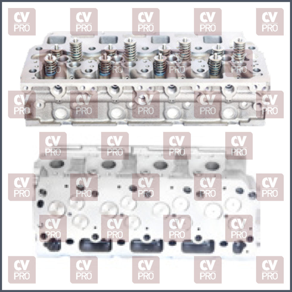 Engine Cylinder Head (EURO 2/3/4) full-without evb/top brake including guides, including seats including valves, including valve springs without camshaft THIS PRODUCT IS PERFECTLY COMPATIBLE TO REPLACE ITEMS WITH THE FOLLOWING OE NUMBERS MERCEDES BENZ 9040103621, 9040103921