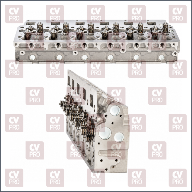 Engine Cylinder Head (EURO 2/3/4) full-without evb/top brake including guides, including seats including valves, including valve springs without camshaft THIS PRODUCT IS PERFECTLY COMPATIBLE TO REPLACE ITEMS WITH THE FOLLOWING OE NUMBERS MERCEDES BENZ 9060108221