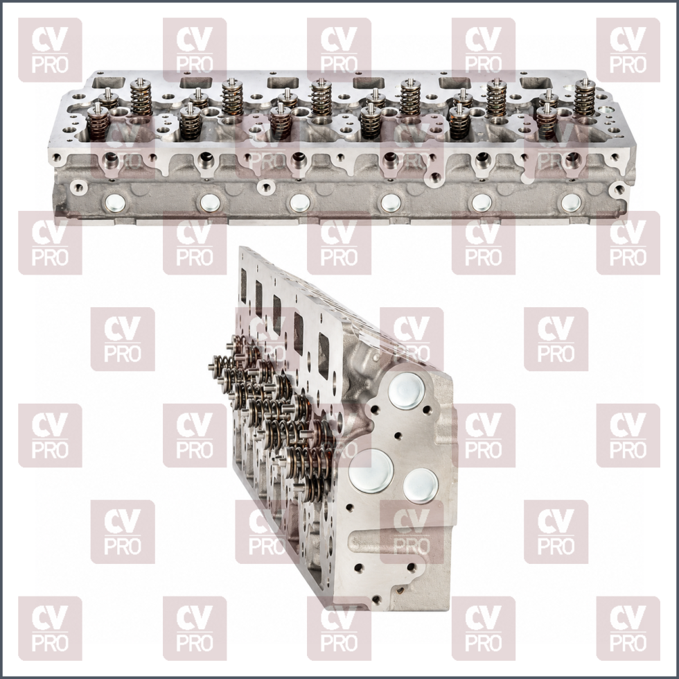 Engine Cylinder Head (EURO 2/3/4) full-without evb/top brake including guides, including seats including valves, including valve springs without camshaft THIS PRODUCT IS PERFECTLY COMPATIBLE TO REPLACE ITEMS WITH THE FOLLOWING OE NUMBERS MERCEDES BENZ 9060108221